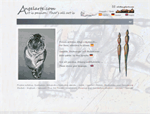 Tablet Screenshot of angelarte.com